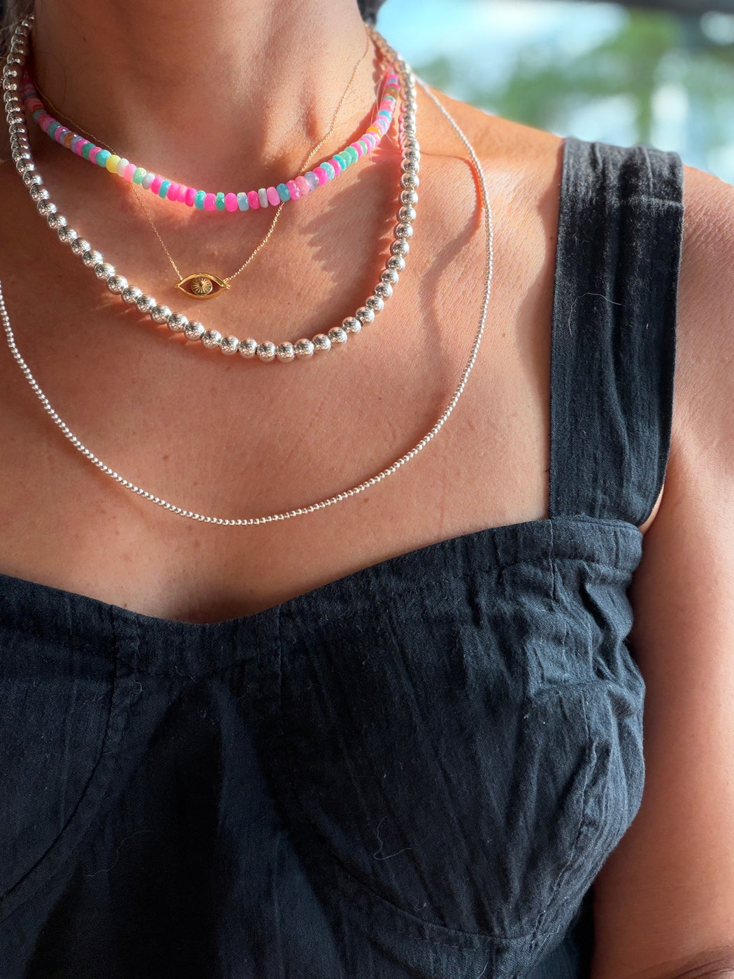 Sofia Menez Big Ball Necklace