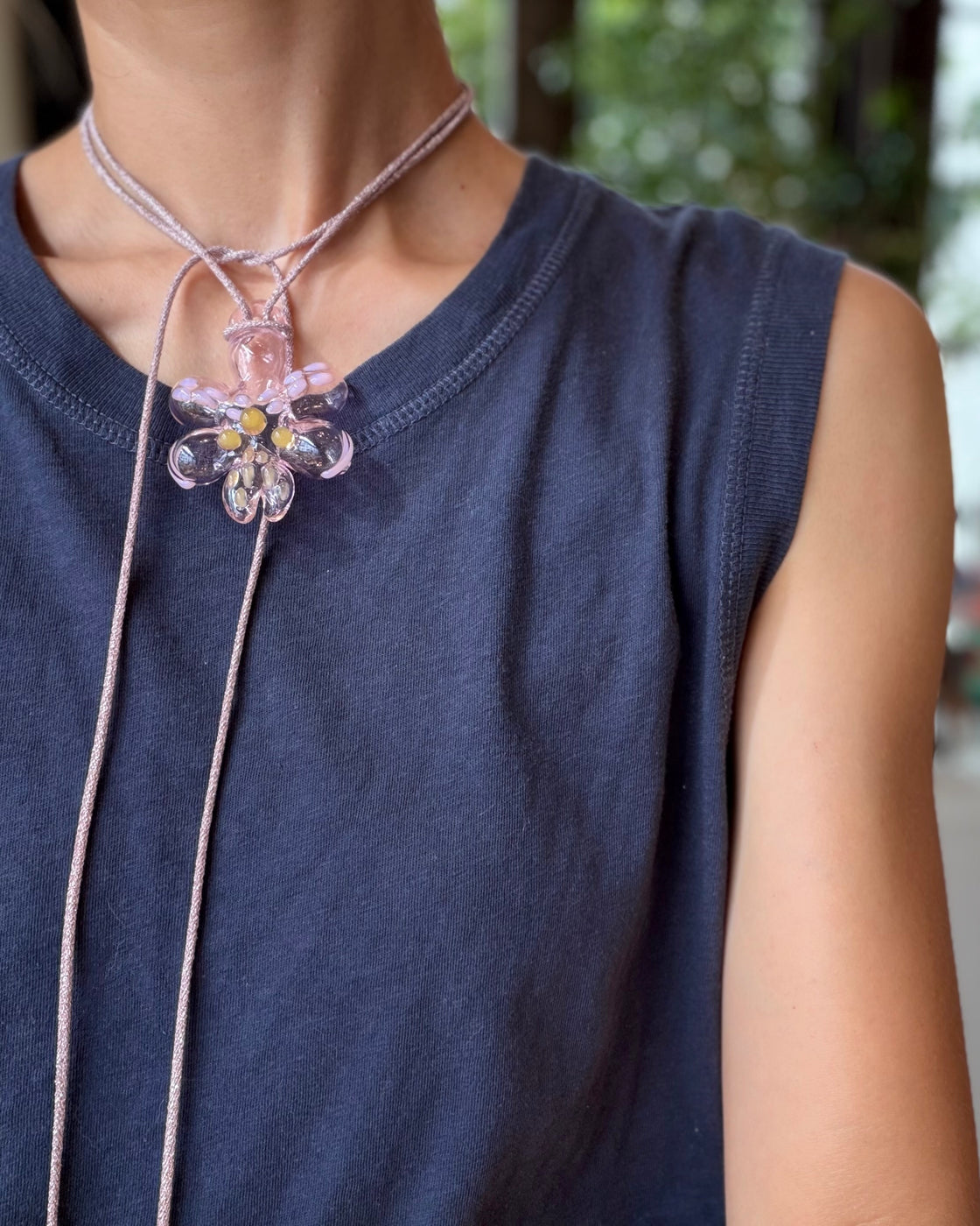 CAJAL Orchid Necklace