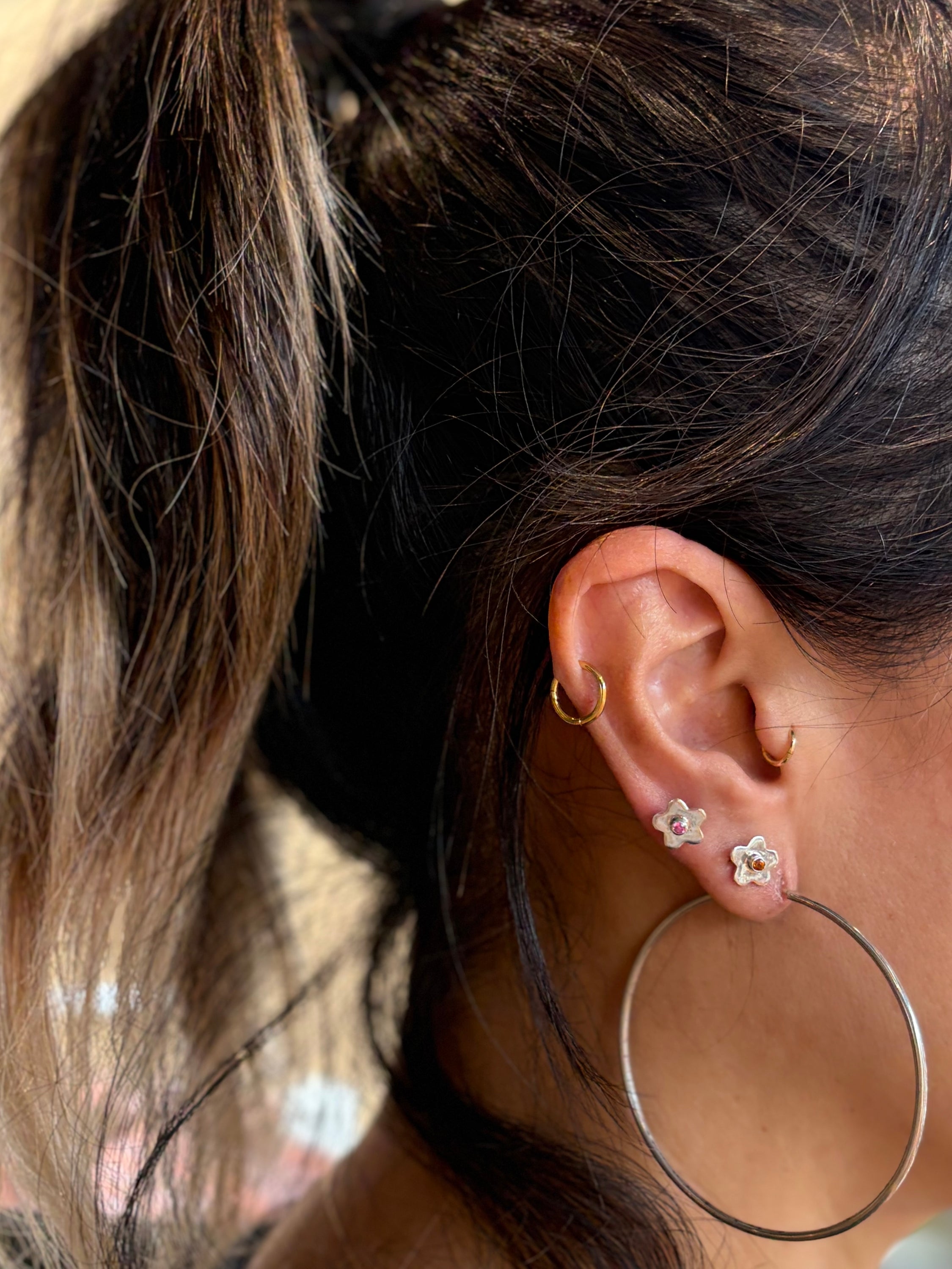 Shana Cave Small Flower Stud Piece