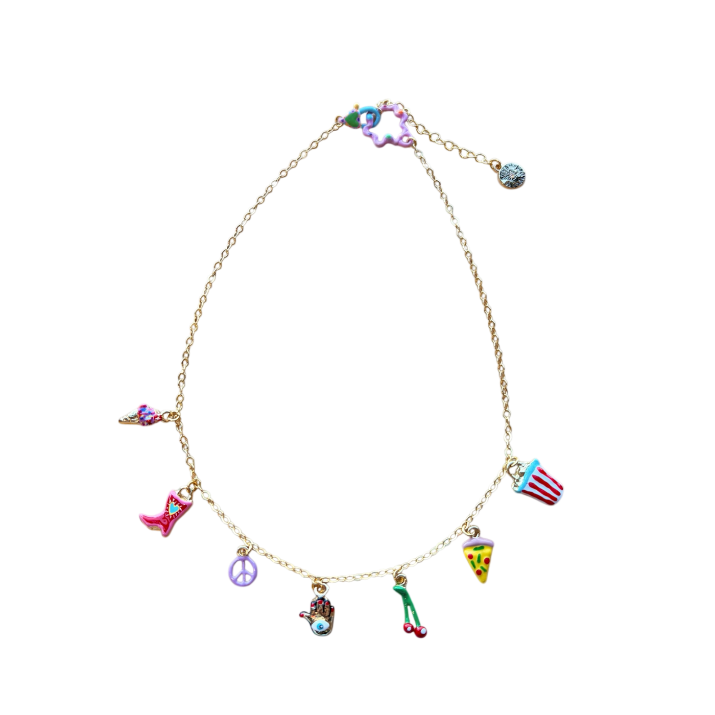 Susan Alexandra 7 Tiny Charms Necklace