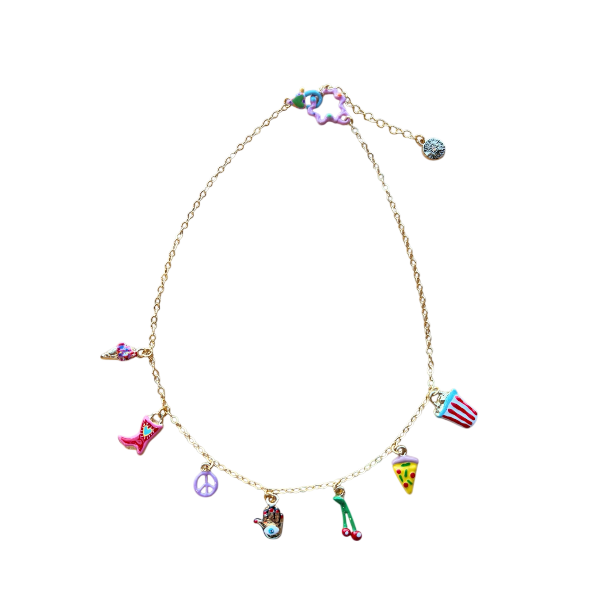 Susan Alexandra 7 Tiny Charms Necklace