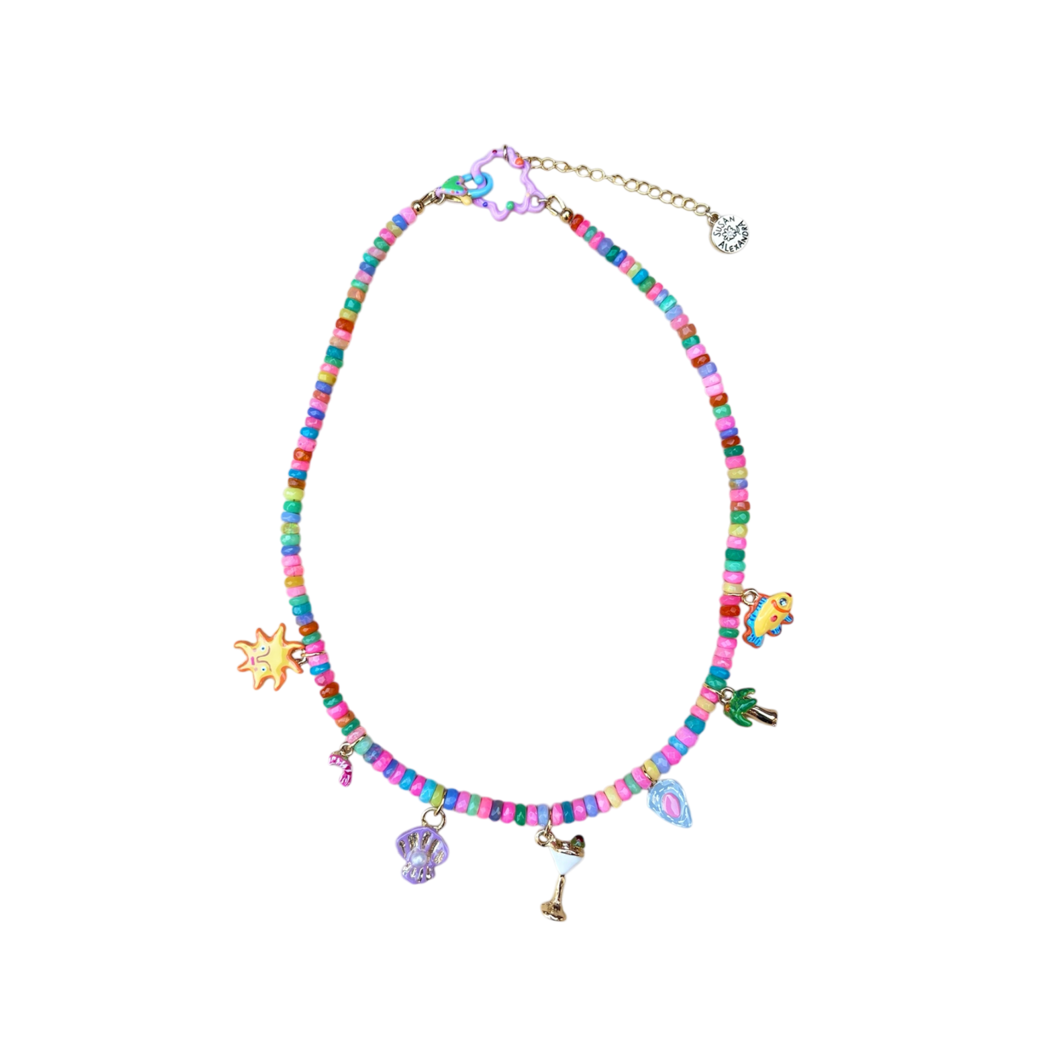 Susan Alexandra Opal Tiny 7 Necklace