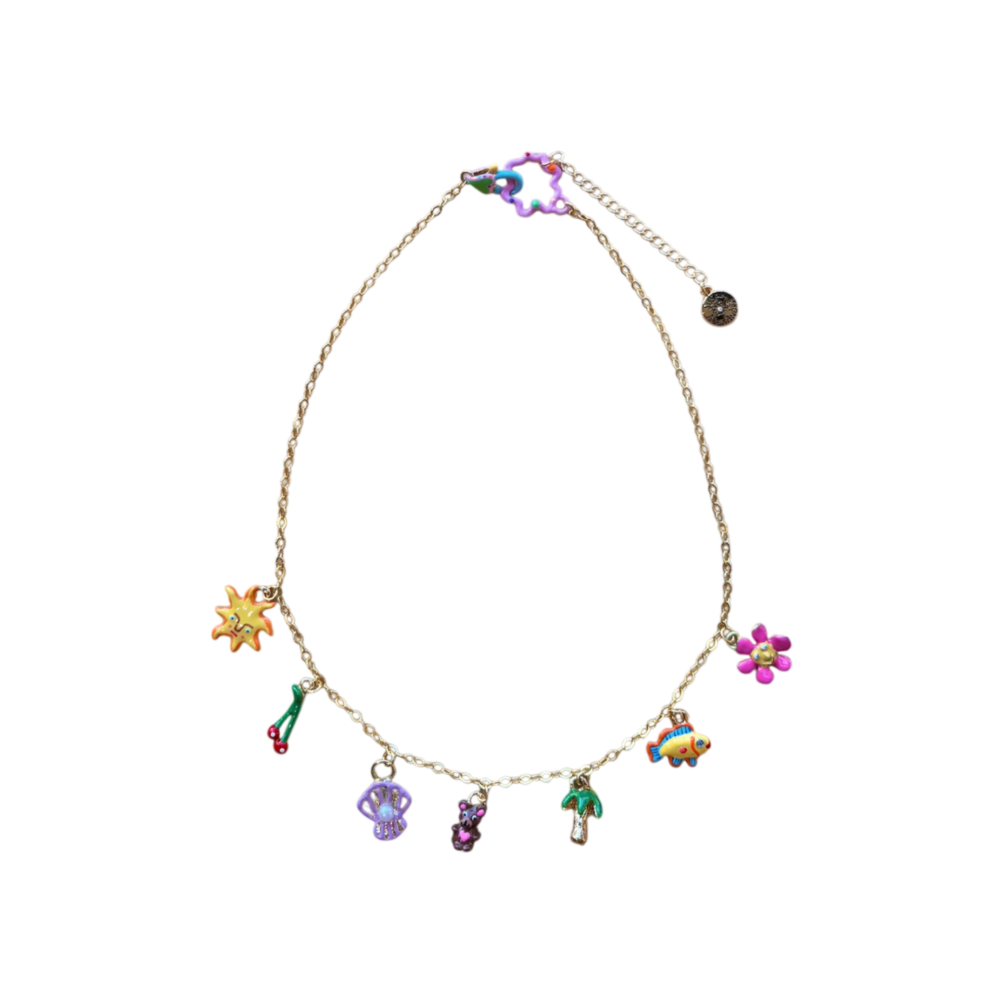 Susan Alexandra 7 Tiny Charms Necklace