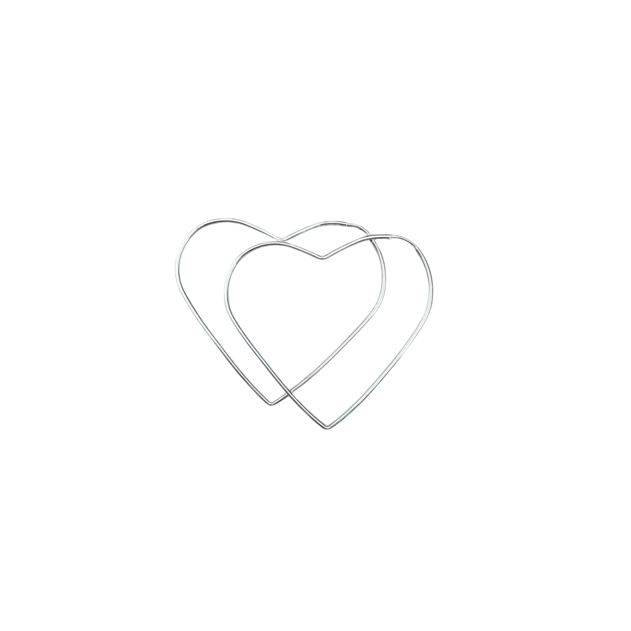 Sofia Menez Heart Hoop Pierce